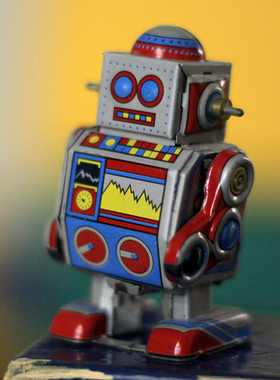 工业风机器人robot儿童房装饰