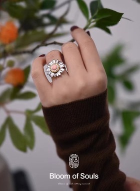 《邂逅》原创设计纯银雏菊戒指