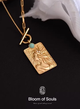 《深海旧梦》原创纯银复古项链