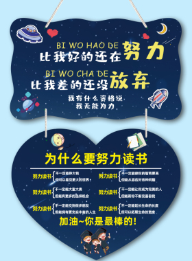 好习惯养成挂牌家训激励房间门牌
