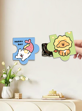 瓷砖房间门亚克力自粘贴画装饰画