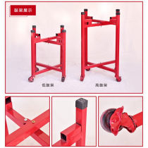 Large Drum Rack Gong Drum Rack Flat Drum Rack Dragon Drum Rack Iron Frame Subdrum Rack Universal Wheel Shelving Children Racks