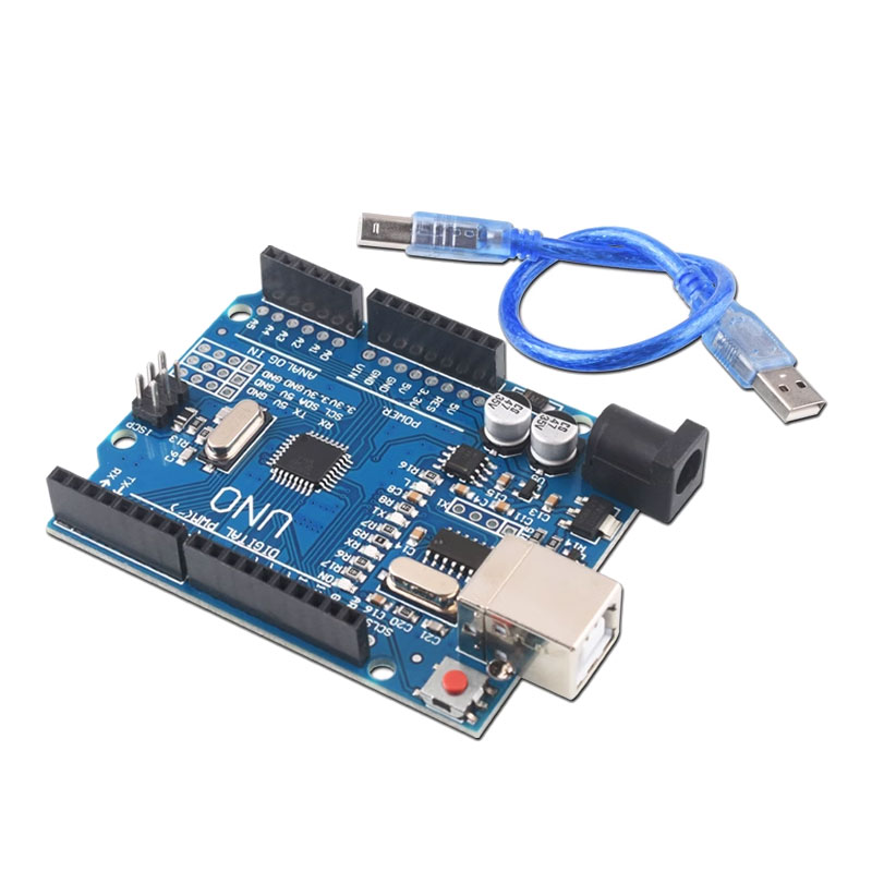 UNO R3开发板套件 兼容arduino 主板ATmega328P改进版单片机 nano - 图0