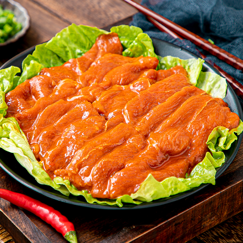安井冻品先生水煮麻辣肉片1kg商用川菜半成品快手预制菜旗舰店 - 图3