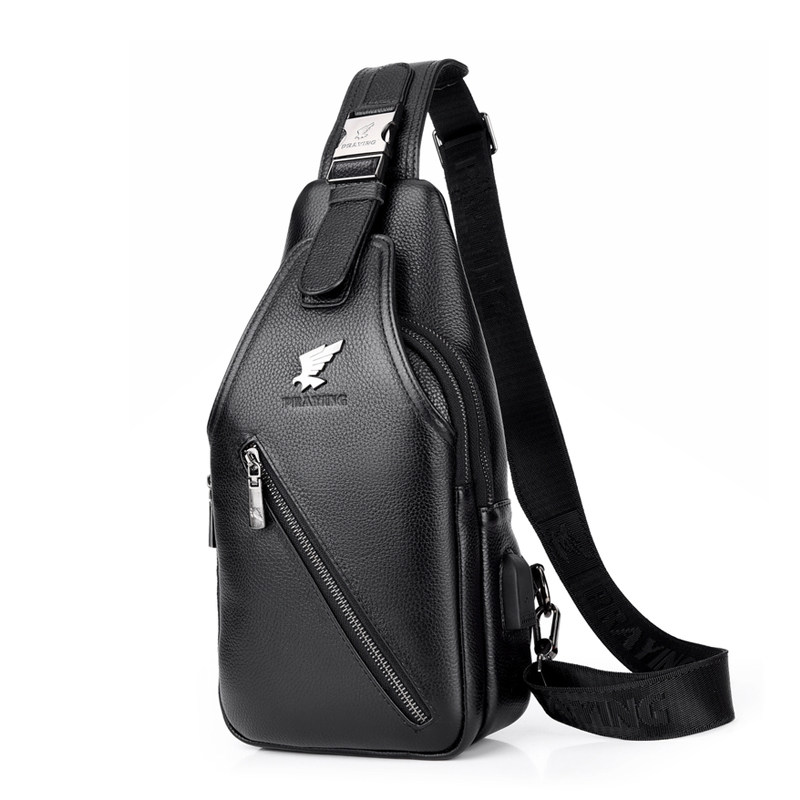 普拉鹰男士胸包2019新款单肩斜挎包 普拉鹰男士包袋