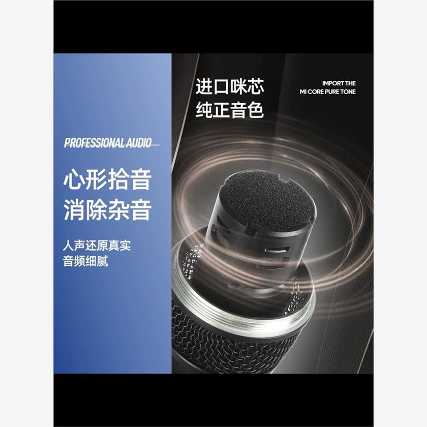 森海塞尔skm9000无线麦克风一拖二舞台演出家用ktv防啸叫U段话筒 - 图2