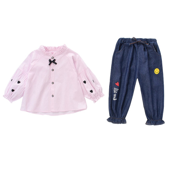 Girls Autumn Clothing 2025 New Set Fashionable and Fashionable Internet Celebrity Infant Spring and Autumn Sweater Baby Girl Sports Clothes