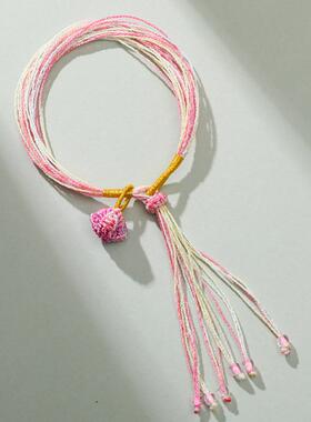 端午节礼物五彩绳长命缕手链儿童小粽子幻彩鱼尾五色线千丝绳手绳