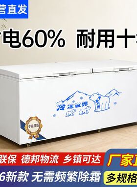 冰柜加宽商用大容量冷藏