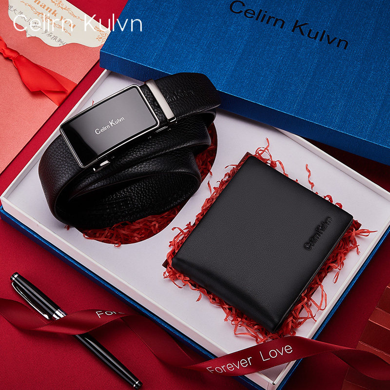 正品ck短款男士2019新款潮牌软钱包 阳光岛箱包钱包