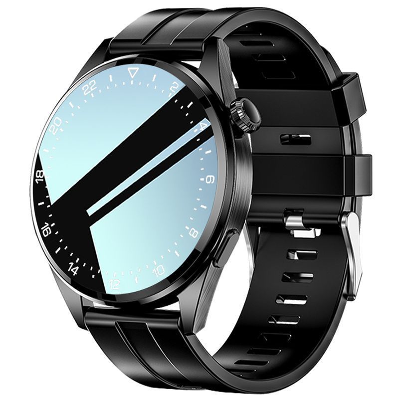 智能手机通用watch3智能手表蓝牙通话智能手表男款心率运动跑步 - 图0