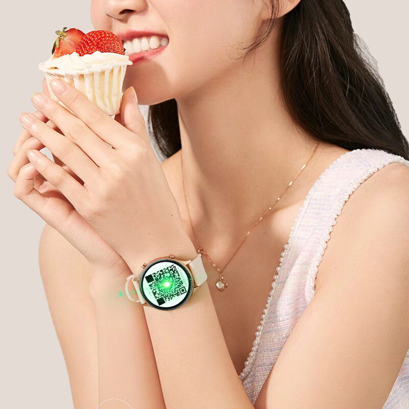 智能手表女高颜值多功能蓝牙接打电话微信消息提醒心率血氧睡眠监测计步运动手表