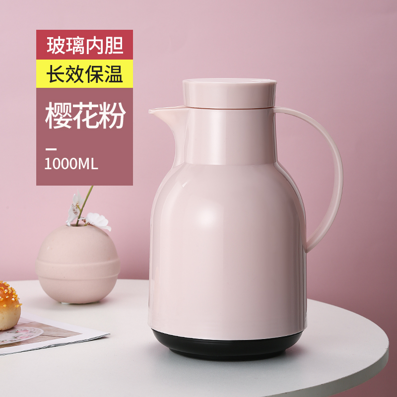 虾选旗舰店玻璃内胆保温壶1L1