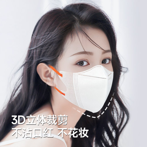 2024新款高颜值女显脸小夏季轻薄透气口罩3d立体一次性三层防护潮-图3