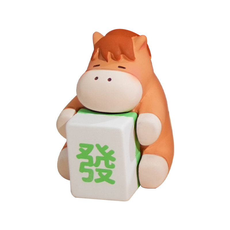 百茂马上大吉盲盒办公室桌面摆件2026年马年新年礼物本命年吉祥物,淘宝优惠券,粉丝福利购,淘宝优惠卷