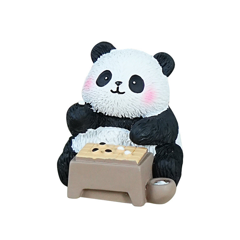原创四川熊猫国风围棋办公室桌面摆件2026新款家居装饰品汽车用品,淘宝优惠券,粉丝福利购,淘宝优惠卷