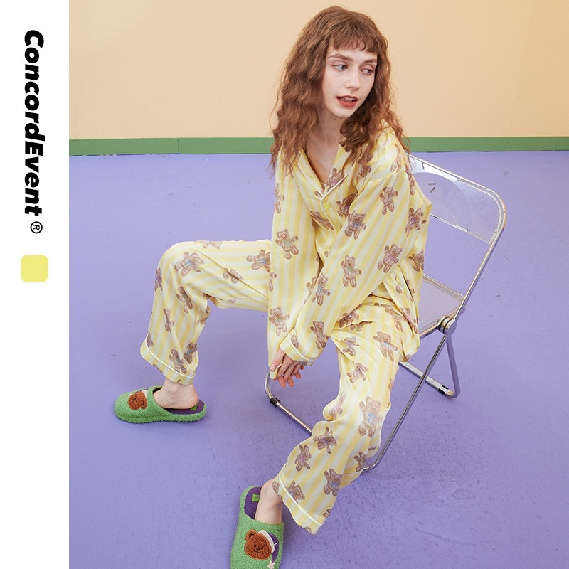 【推荐】concordevent小熊满印睡衣 concordevent睡衣/家居服套装