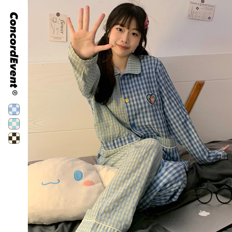 concordevent春秋长袖情侣装睡衣 concordevent睡衣/家居服套装