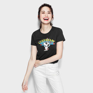 lativ诚衣 史努比短袖纯棉图TEE印花T恤休闲2020春夏新品 女装