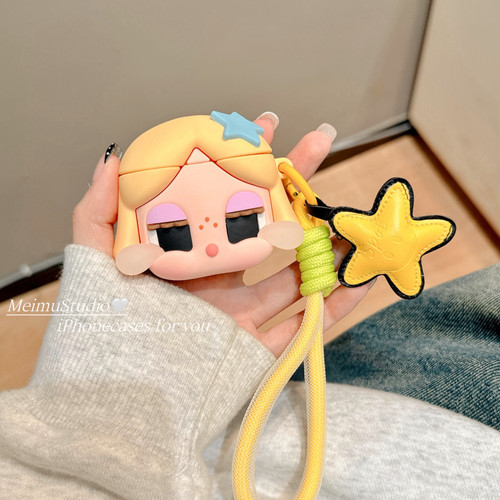 美牧立体可爱卡通适用airpodspro3保护套苹果airpods5挂绳耳机保护壳airpods4/3无线蓝牙通用1/2代全包硅胶软 - 图1