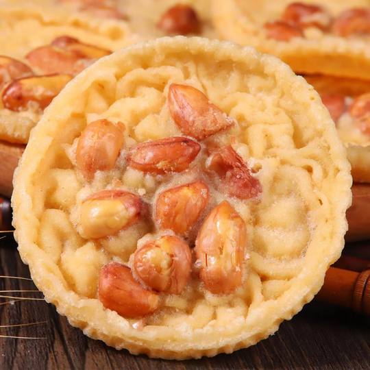 Merienda especial de Jiangxi, pastel de arroz con maní, arroz crujiente de Ganzhou