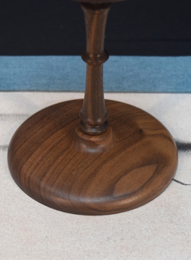 萃木集黑胡桃烛台北欧风格客厅