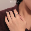 Tiffany Diamond Platinum PT950 Cultured Diamond Ring