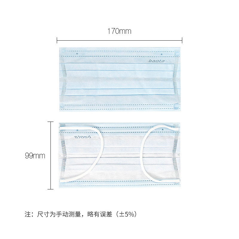 宝塔医用外科口罩一次性医疗三层防护口罩医生用独立包装灭菌型 - 图3