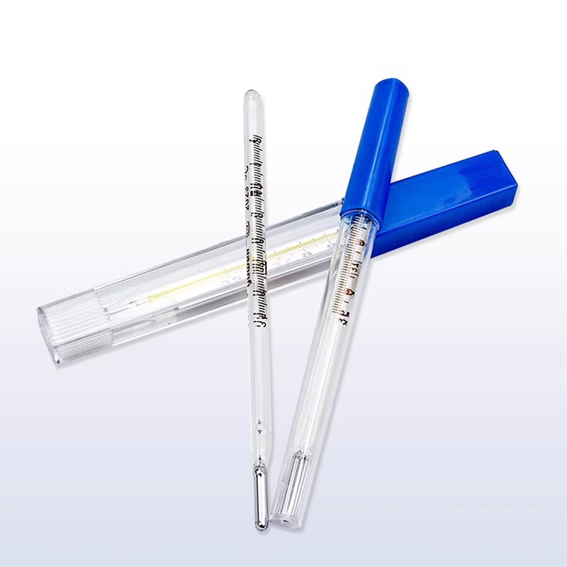Yuyue Medical Glass Thermometer Widescreen Oral, Armpit and Anal Children's Home Mercury Thermometer Thermometer