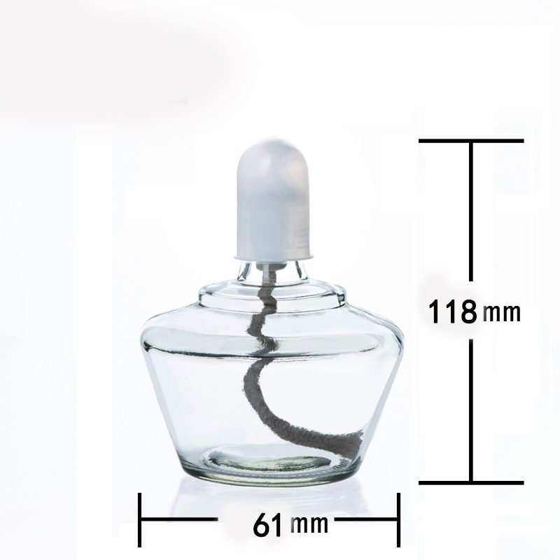 玻璃酒精灯150ml250ml防爆针灸拔罐用医用化学加热玻璃灯芯灯帽 - 图2