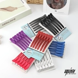 Профессиональные волосы срезают длинные рот галерея без следа, волосы, макияжные перегородки, без трассировки, зажим для волос с челкой