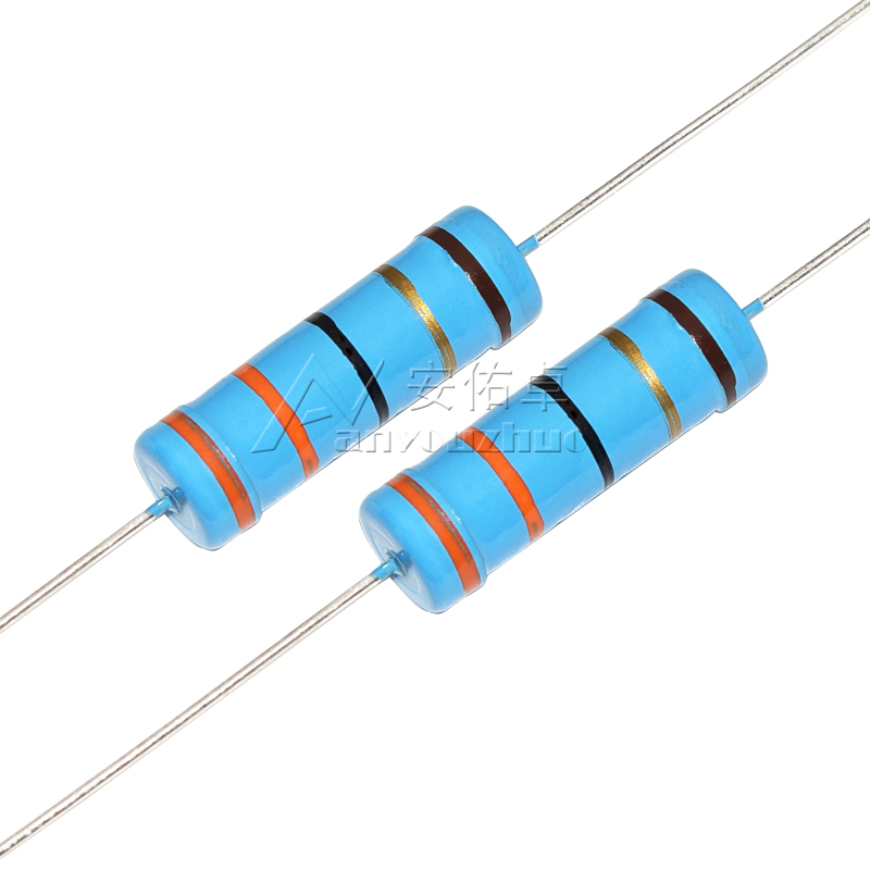 5W金属膜色环电阻0.47R 4.7殴 47 470 0.5R 5.1欧姆 51 510K 4.7M - 图1