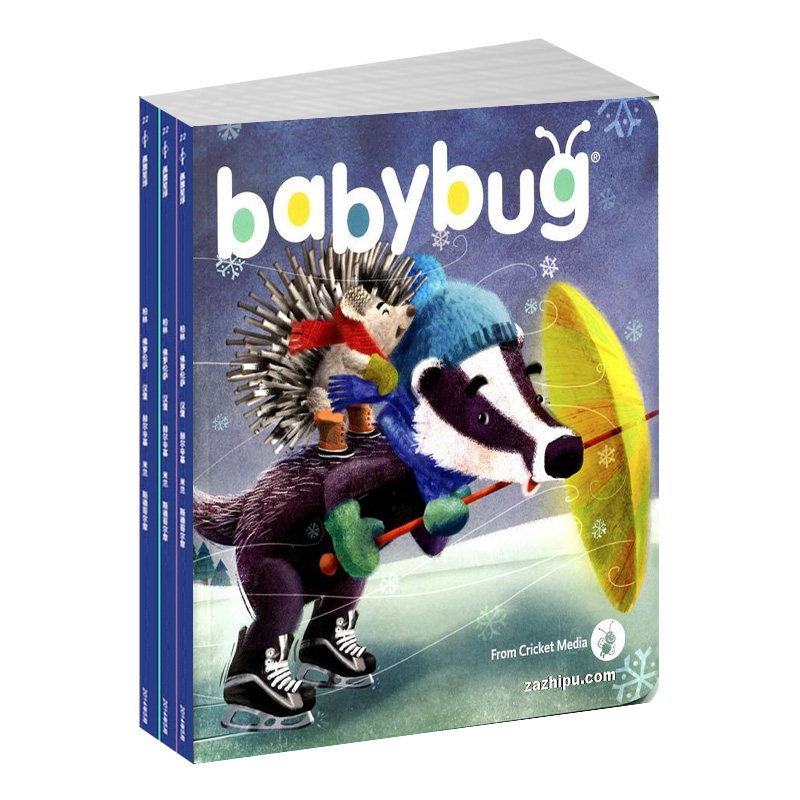 【全年订阅/赠往期3本】babybug蟋蟀童书 2025年1-12月起订 总12期 虫宝宝英文原版 0-3岁宝宝阅读的启蒙阅读类杂志 Cricket Media