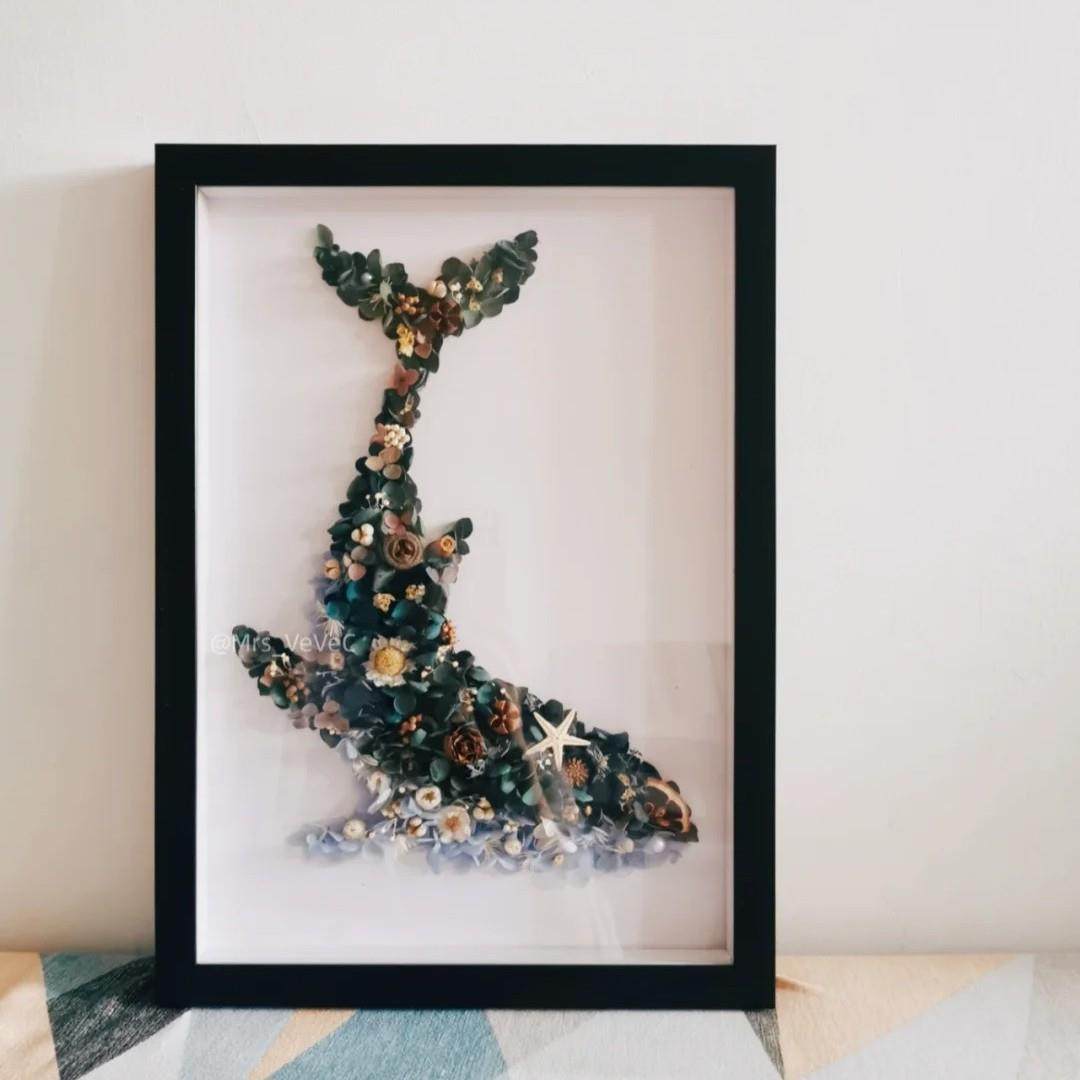 木质中空立体画框手工创意贝壳海螺标本干花大尺寸手办展示框,淘宝优惠券,粉丝福利购,淘宝优惠卷