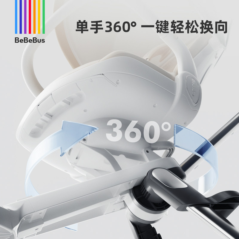 【李佳琦年货预售母婴节】BeBeBus蝴蝶遛娃神器双向可躺婴儿推车,淘宝优惠券,粉丝福利购,淘宝优惠卷