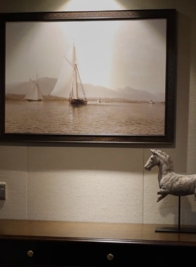 新中式摆件室内客厅茶室办公室桌面仿古马工艺品装饰艺术礼品