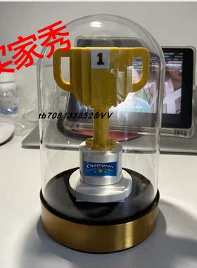 适用 40385乐高冠军奖杯定制积木收纳展示季卡扣底玻璃罩包邮