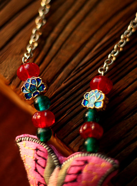 花制作/点红妆/民族风苗银刺绣