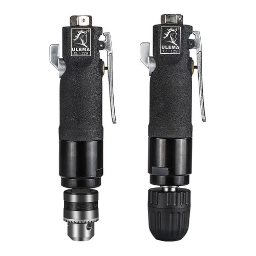 ULEMA气动直式钻3/8正反气钻自锁式风动钻孔机1.5-10mm打孔风钻 - 图0