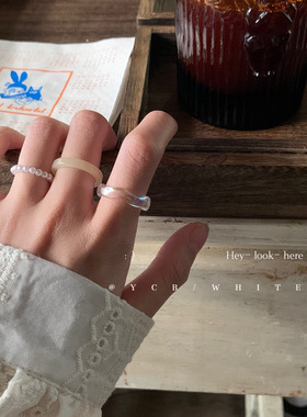 「抹茶芝士」珍珠戒指套装！