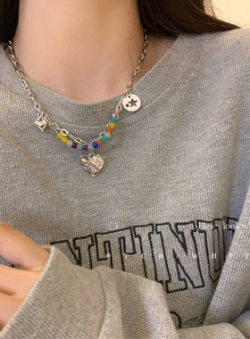 「加州女孩」彩色串珠项链~