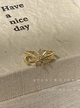 「星芒岛」轻奢气质百搭星星戒指小众设计高级感个性日常指环食指