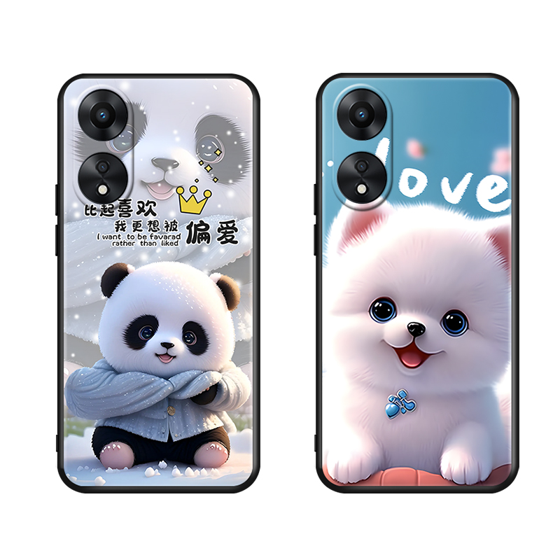 imobile适用于OPPOA58手机壳0PP0a58全包。poopa58彩绘opoa萌系。opa防摔oppo a58卡通oppea58硅胶PHJ110潮po - 图3