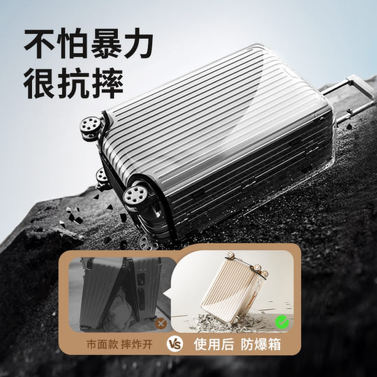 透明行李箱保护套免拆防尘罩旅行箱套防刮拉杆箱皮套耐磨托运防摔