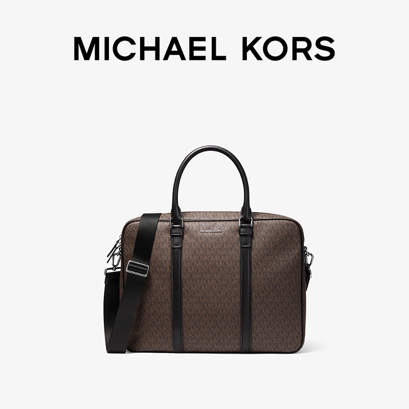 MICHAEL KORS Hudson 男士老花手提公文包电脑包 - 图3