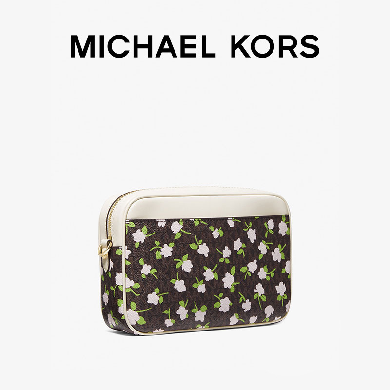 mk jet set charm花卉印花斜挎包 MICHAEL KORS女士包袋