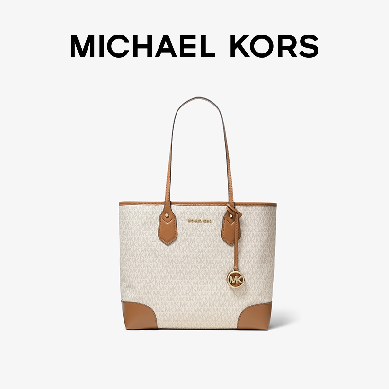 MICHAEL KORS Eva 女士大号老花手提包托特包