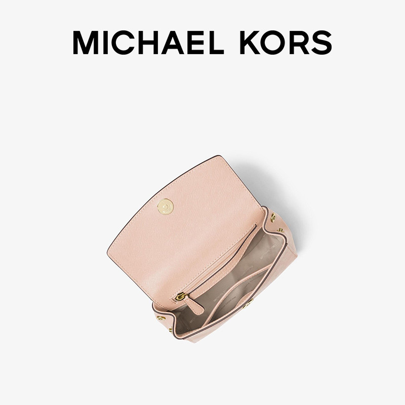 mk ava超小号皮质翻盖迷你手提包 MICHAEL KORS女士包袋