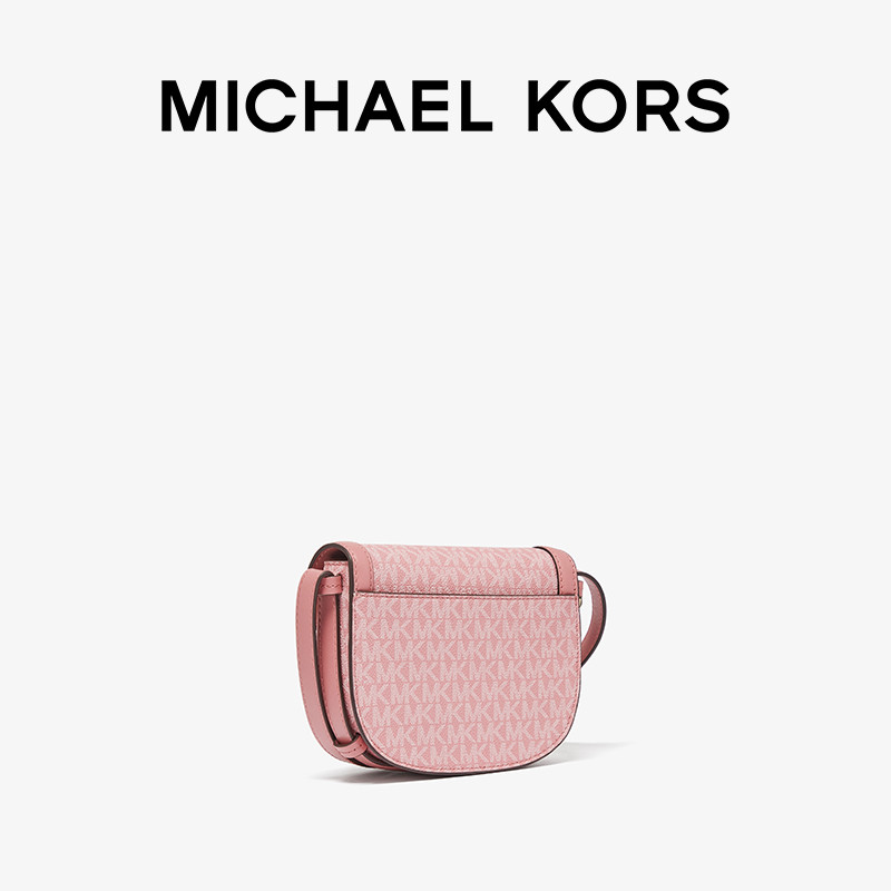 mk hally超小号老花迷你马鞍包 MICHAEL KORS女士包袋