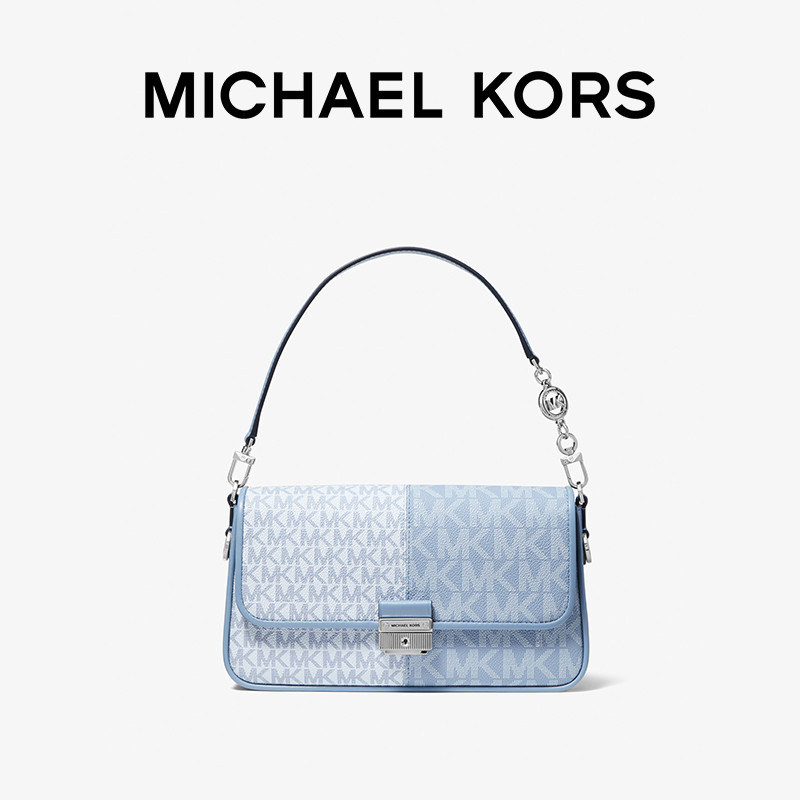 mk bradshaw小号老花法棍斜挎包 MICHAEL KORS女士包袋